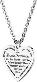 img 4 attached to Omodofo Daughter Believe Necklace Inspirational