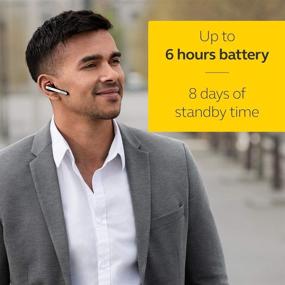 img 2 attached to 🎧 Наушники Jabra Talk 45 Bluetooth с шумоподавляющим микрофоном для Android и iOS в комплекте с автомобильным зарядным устройством Blucoil Micro USB и USB-адаптером для стены: Идеальный набор беспроводных наушников