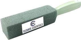 img 4 attached to Pumice Stone Stick Toilet Bowl Ring Remover with Handle - Elevate Essentials (1 Pack)