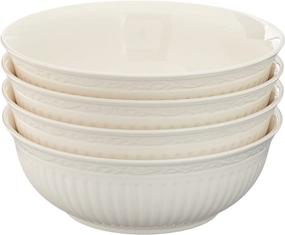 img 4 attached to 🍲 Mikasa Italian Countryside Cereal Bowl: Classic 7 Inch Dish for Breakfast Delights