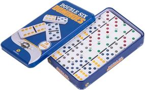 img 4 attached to 🎮 Enhance Your Game Nights with Yuanhe Double Color Dot Dominoes