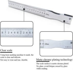 img 3 attached to 🔧 Precision Taper Welding Gauge Feeler: Indispensable Tool for Welders & Fabricators - 0 2 4 Sizes