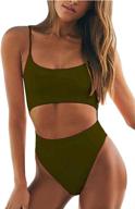 meyeeka swimsuit: stylish and adjustable cheeky swimwear for women's clothing - swimsuits & cover ups selection logo