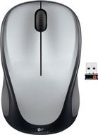 💻 silver logitech m317 wireless mouse with unifying receiver logo