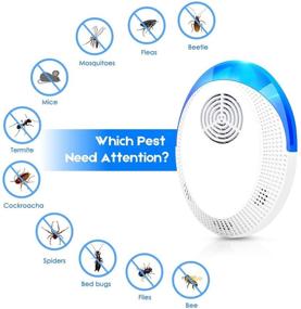 img 1 attached to 6 Pack Ultrasonic Plug-in Pest Repellent for Indoor Mosquito, Rodent, Mouse, Cockroach, Rat, Ant, Spider, Flea, Fly Control