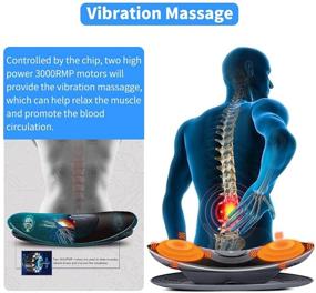 img 1 attached to 🔌 Electric Lumbar Traction Device – Inflated Back Stretcher with Vibration Massage and Heat – Effective Back & Sciatica Pain Relief – Relaxation Gifts for Dad, Mom, Men, Women