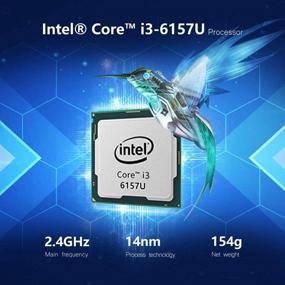 img 3 attached to iProda Laptop 14.1 - Intel Core i3-6157U, 8GB DDR4, 256GB SSD, Windows 10 Pro, 1080P FHD Display, Lightweight, Webcam, HDMI, WiFi, Bluetooth - Ideal for Work & Entertainment