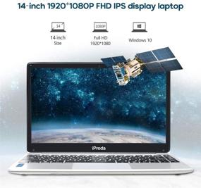 img 1 attached to iProda Laptop 14.1 - Intel Core i3-6157U, 8GB DDR4, 256GB SSD, Windows 10 Pro, 1080P FHD Display, Lightweight, Webcam, HDMI, WiFi, Bluetooth - Ideal for Work & Entertainment