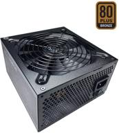 🕹️ apevia atx-jp600w юпитер: высокопроизводительный игровой блок питания мощностью 600 вт с сертификацией 80 plus bronze, поддержкой двухъядерных/четырехъядерных цп, совместимостью sli/crossfire, готовностью к haswell и гарантией на 3 года. логотип