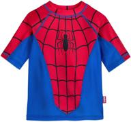 marvel spider man rash guard boys logo