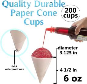 img 3 attached to Cone Paper Cups Disposable White