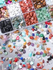img 1 attached to Supplies FEEIN Irregular Gemstones Necklace