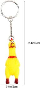 img 3 attached to 🐔 Squeeze Screaming Chicken Keychain from PartyKindom