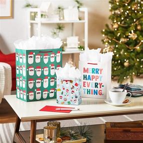 img 3 attached to 🎅 Multicultural Santa & Festive Foodie Gift Bags: Hallmark Holiday Assortment (8 Bags) - Perfect for Kids, Teachers & Food Lovers!