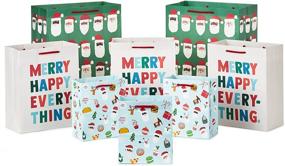 img 4 attached to 🎅 Multicultural Santa & Festive Foodie Gift Bags: Hallmark Holiday Assortment (8 Bags) - Perfect for Kids, Teachers & Food Lovers!