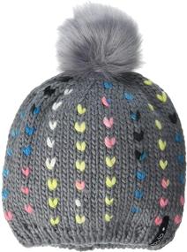 img 1 attached to Bula Girls Beanie Medium Heathered Girls' Accessories