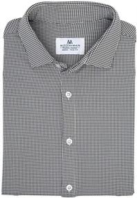 img 3 attached to Mizzen Main Davenport Standard Gingham: Modern and Stylish Men's Clothing with Uncompromising Comfort