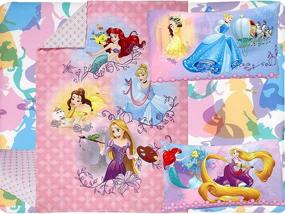 img 4 attached to 👑 Улучшите сон малыша с набором постельного белья Disney Princess Adventure Rules 4pc, включающим Бель, Ариэль, Волшебную тропу и Золушку!