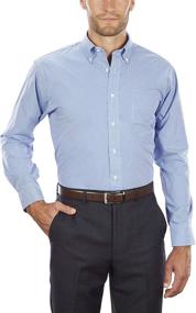 img 3 attached to 👔 Stylish Van Heusen Regular Gingham Periwinkle Men's Shirts: A Versatile Addition to your Wardrobe