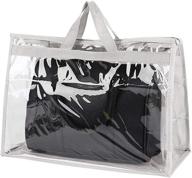 👜 outgeek handbag organizer: clear dust-proof women's accessory storage solution logo