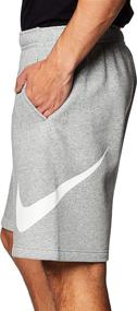 img 2 attached to 🏀 Nike Men's Sportswear Club Graphic Basketball Shorts