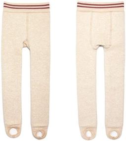 img 2 attached to 👖 Mardonskey Girls' Clothing: High-Waisted Fleece Leggings for a Comfortable Fit