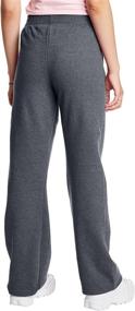 img 3 attached to Hanes Women's EcoSmart Open Bottom Leg Sweatpants: Stylish Comfort for Eco-Conscious Women