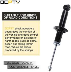 img 1 attached to Subaru Rear Shocks, OCPTY Shock Absorbers Fit 2003-2007 Baja & Outback - Pack of 2, Gas Shock Sets 341276 71113