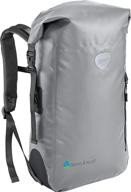 skog å kust backsåk waterproof floating backpack with external zippered pocket, available in 25l & 35l sizes logo