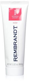 img 4 attached to Rembrandt Intense Stain Toothpaste: Powerful Mint Formula, 3 Ounce for Whiter Teeth