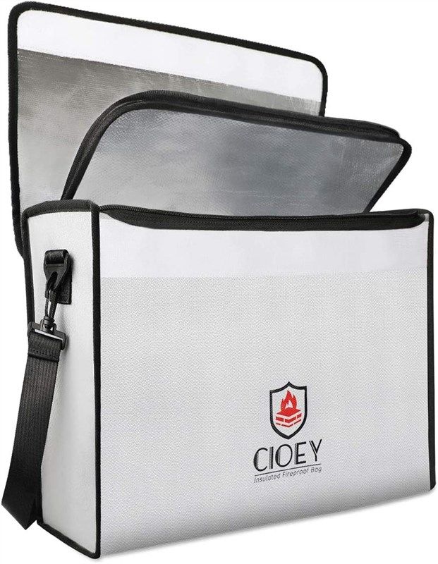 fireproof document bags insulated waterproof 로고