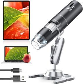 img 4 attached to 🔍 YINAMA Wireless Digital Microscope: 50x to 1000x Magnification on Android, iPhone, Tablet, Windows Mac