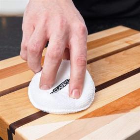 img 3 attached to 🪵 CLARK'S Buffing Pads for Cutting Boards - 3 Pack | Wood Finishing Pads for Wax Application and Buffing on Surfaces