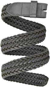 img 4 attached to 👔 8007 BLK S Men's Accessories for Belts: Falari Braided Belt Without Buckle