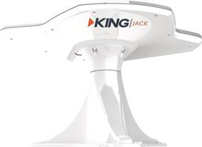 img 2 attached to Оптимизируйте сигнал вашего телевизора с KING OA8500 Jack HDTV направленной антенной для приема сигнала в эфире: в комплекте крепление и поиск сигнала в белом цвете.