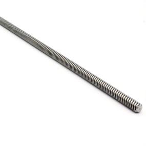 img 2 attached to 🔩 High-Quality 300mm 8mm T8 Lead Screw Set for 3D Printer - Complete with Copper Nut, Coupler, Wrench, and Pillow Bearing Block