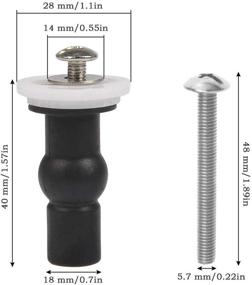 img 3 attached to 🚽 Efficient Toilet Screw Expanding Fixings & Fittings for Hassle-free Installation