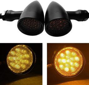 img 1 attached to FATECIM Motorcycle Signals Indicator Universal Lights & Lighting Accessories