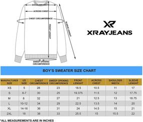 img 2 attached to XRAY Boys Crewneck Sweater: Premium Middleweight Sweater for Boys' Clothing