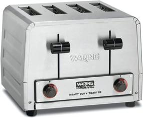 img 4 attached to Waring Commercial 4-Slice Heavy Duty Pop-Up Toaster - WCT800RC, 120V, 1800W, 5-15 Phase Plug