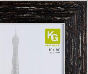 img 1 attached to Kiera Grace PH44005-1 Farmhouse Luxury Frames, 8x10-Inch, Blackened Wood