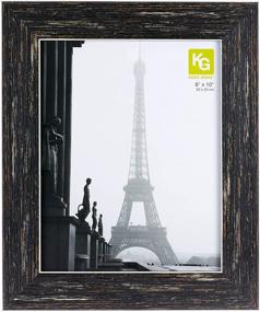 img 4 attached to Kiera Grace PH44005-1 Farmhouse Luxury Frames, 8x10-Inch, Blackened Wood