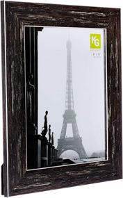 img 2 attached to Kiera Grace PH44005-1 Farmhouse Luxury Frames, 8x10-Inch, Blackened Wood