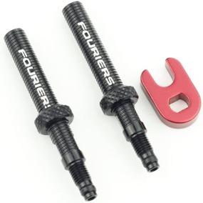 img 4 attached to 🔧 Enhance Your Tubeless Experience with Fouriers Tubeless Presta Valve Extender Kit Extension (Pack of 2)