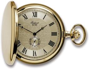 img 3 attached to ⌚ Exquisite Oxford Hunter Pocket Watch with Sub Seconds Precision