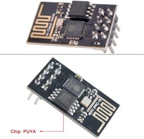 img 2 attached to 4pcs MakerFocus ESP8266 ESP-01 WiFi Transceiver Receiver Module with 1MB SPI Flash, DC3.0-3.6V IoT WiFi Module Board, Compatible with Arduino