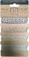 🌿 hemptique hemp cord 4 color cards - crafters' top choice - eco-friendly - made with love - perfect for plant hangers, scrapbooking, gardening, macramé, and home decor - metallic vintage pack logo