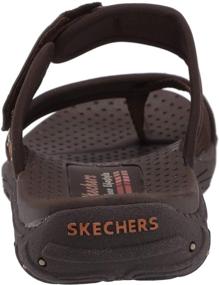 img 2 attached to Stylish and Comfortable: Skechers Reggae Stockholm Thong Chocolate Women's Shoes