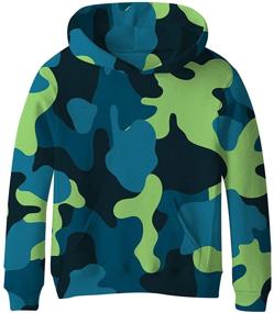 img 4 attached to 👕 Explore the Trendy Collection of SAYM Galaxy Sweatshirts Pullover Hoodies for Boys' Clothing