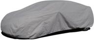 🚘 premium indoor station wagon cover - dustproof & uv resistant, fits full size station wagons up to 216", gray logo